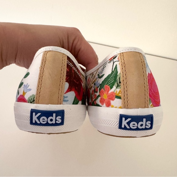 Keds x Rifle Paper Co Champion Wildrose White Floral Sneaker Size 9 NWOT - Picture 8 of 12